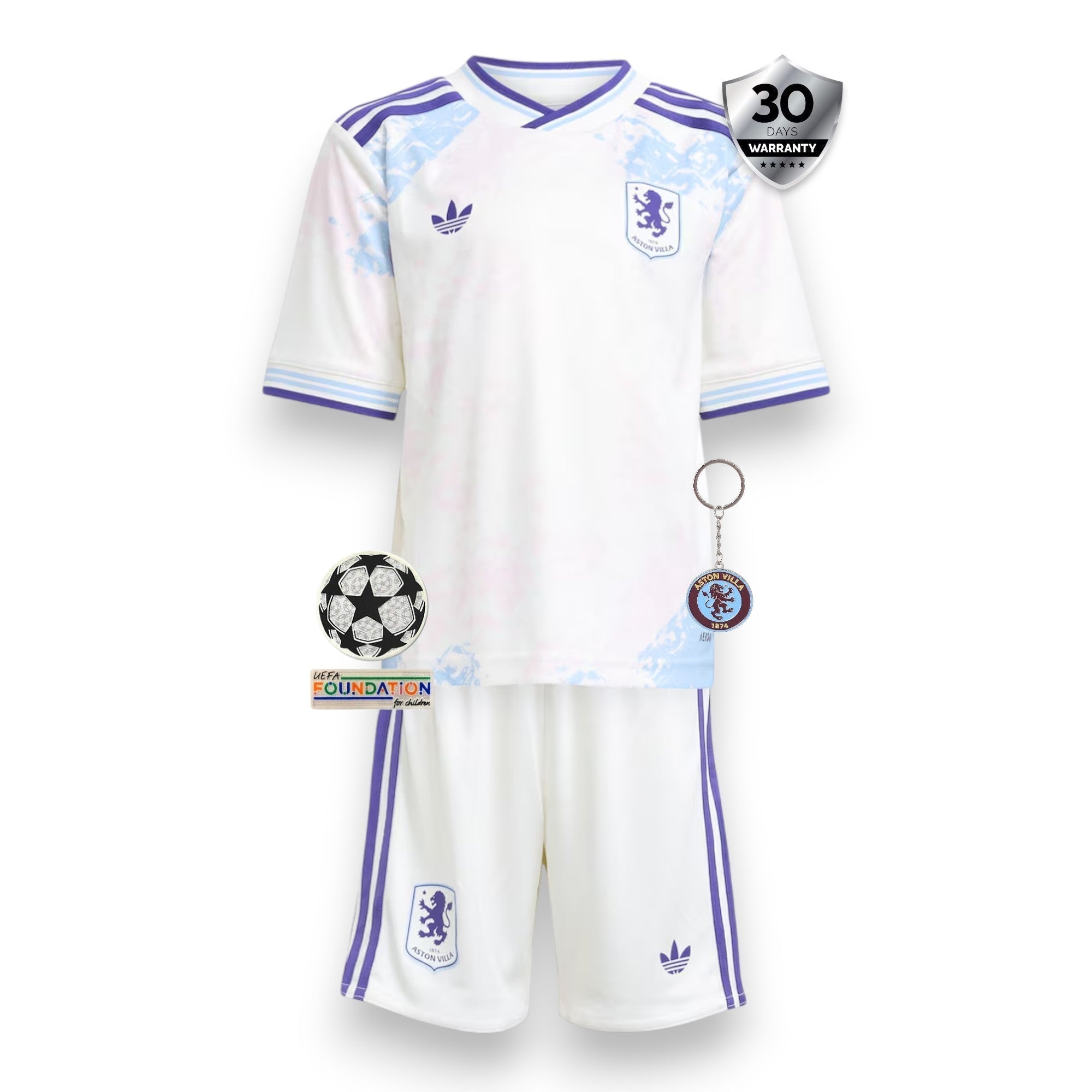 Kids Aston Villa Third Kit 2025/26